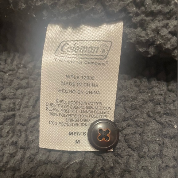 Coleman Plaid Flannel Sherpa Fleece-Lined Button Up Jacket - Picture 7 of 9